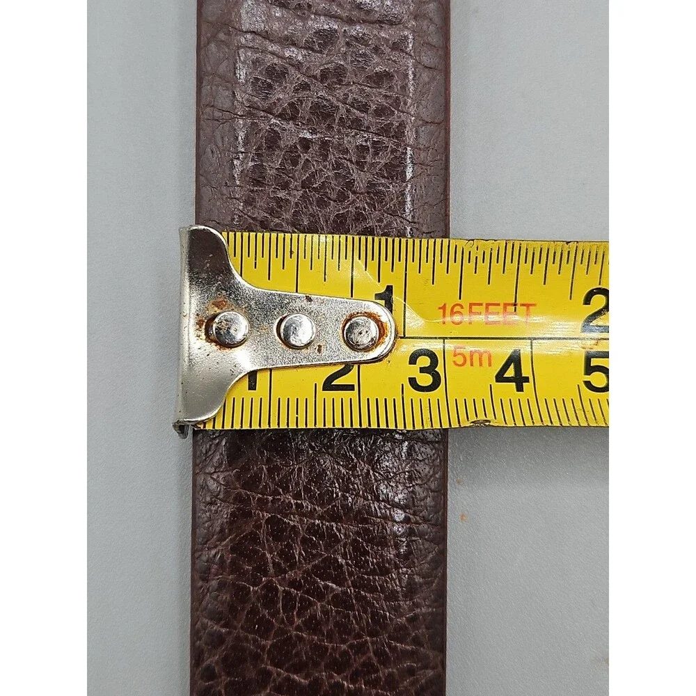 Men's Brown Asian Buffalo Belt Handcrafted In USA 34 1-3/8